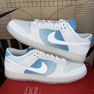 NEW Nike Dunk Low SE HQ3621-133 LA Los Angeles Sail Pale Ivory Blue Size 11